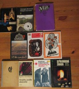 Detektivky Agatha Christie, Georges Simenon - 2