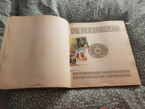 Die Reichswehr 1933, německé album cigaretových obrázků. - 2