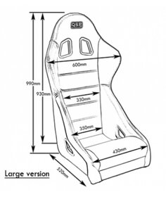 Závodní sedačka QSP Large DOPRAVA CZ/SK - 2