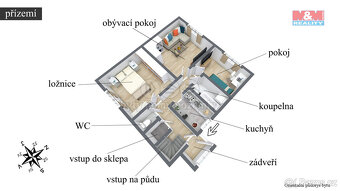 Prodej rodinného domu 3+1, 70 m², Chomutov, ul. Dvořákova - 2