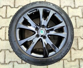 Alu kola originál Škoda Superb II, Octavia III 5x112 R17 - 2