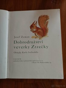 Starožitná knížka Dobrodružství veverky Zrzečky - 2