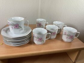 sada šálků s podšálky 6 ks čínský porcelán - 2