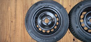 Plechy Renault 15" 4x100 ET40 se zimními pneu 185/65/15 - 2