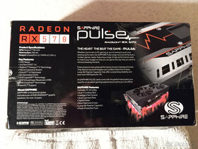 GPU - Sapphire Pulse Radeon RX 570/ 8GB GDDR5 - 2