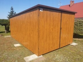 Kovová garáž jednogarážový přístřešek 3x5 m - 2