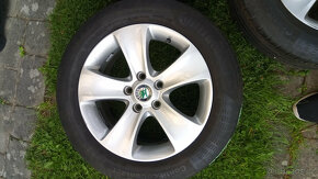 Alu kola orig. Škoda pro Superb 2 a Yeti 7Jx16 ET 45; 5x112 - 2