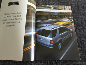 Prospekt Mercedes-Benz M W163, 48 stran 1997 - 2
