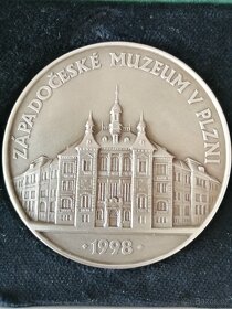 Prodám velkou pamětní minci 120. LET MUZEUM V PLZNI. - 2