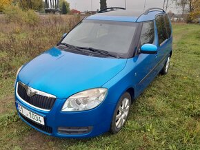 Škoda roomster 1.2HTP Koupené v Čr tažné Panorama - 2