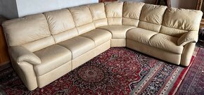 Luxusní kožená sedací souprava NATUZZI, č. 2928 - 2