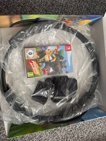 Nintendo switch+2 hry(ring fit adventure+lets go pikachu) - 2