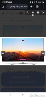 Televize LG 55UK7550MLA - 2