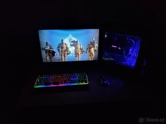 Herní PC sestava s monitorem + mechanická klávesnice a myš - 2