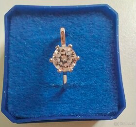 Dámský prsten stříbro s kamenem, vel. 51, Ag 925/1000, NEW - 2