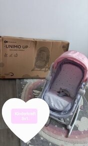 Kinderkraft 5IN1 UNIMO UP pink - top stav - 2