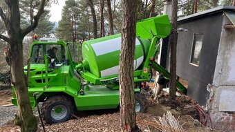 Malý mix na beton, čerpání betonu na malých stavbách - 2