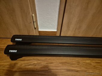 Thule 7112B WingBar Evo + 7104 Evo Raised Rail - 2