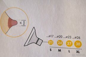 Medela 2x prsní nástavce 24mm - nepoužité - 2