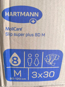 MoliCare Slip Super Plus M 90-120 cm 8 ka zalepovací plen - 2