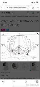 Větrací ventilátor vv355D - 2
