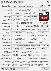 Grafická karta AMD R5 430 2GB DDR5 možnost zaslat - 2