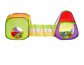 Dětský stan s tunelem a míčky - 2