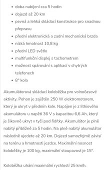 Hecht elektrokolobežka - 2