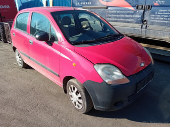 Chevrolet Spark 0.8 ( A08S3 ) 38kW r.2007 červená na náhradn - 2