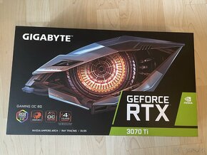 GIGABYTE RTX 3070 Ti GAMING OC - ZARUKA do 12/2025 - 2