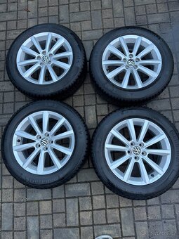 ORIGINÁL Alu Volkswagen Merano R16, 5x100 - ZÁNOVNÍ - 2