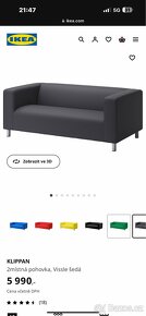 Sedačka ikea klippan - 2