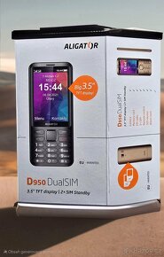 Mobilní telefon Aligator D950 Dual Sim AD950GD zlatý,ZÁRUKA❗ - 2