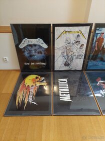 8x rám IKEA Reslig 70x100 cm + 7x plakát Metallica - 2