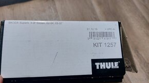 Kit Thule 1257 - ŠKODA Superb, 4-dr Sedan, 02-04, 05-07 - 2