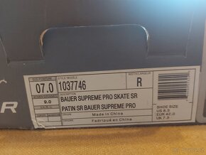 Hokejové brusle  Bauer Supreme Pro,  vel.7 - 2