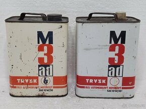 TRYSK M3ad Benzina - Retro plechovka - ČSSR - 2