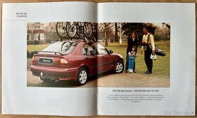 Prospekt Rover 400 originální příslušenství 1996 - 2