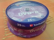 Prodám záznamová média Verbatim DVD+R - 2