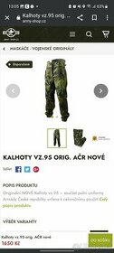 Blůza vz.95 AČR modernizovaná letní a kalhoty vz.95 letní - 2