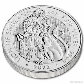 Stříbrná mince 2oz Tudor Beast (1.) 2022 - 2