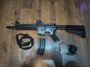 Prodávám airsoftovou zbraň M4 + masku na airsoft - 2