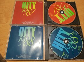 Cd - 4 x České hity 1987 , 1988 , 1996 , 1999 - 2