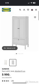 Šatní skříň Ikea Sundvik - 2