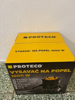 VYSAVAČ NA POPEL 1000 W - PROTECO (Stav - NOVÝ) - 2