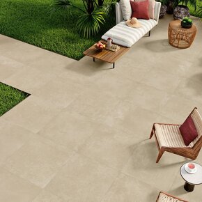 Venkovní dlažba imitace betonu City Beige 60x60cm sleva 50% - 2