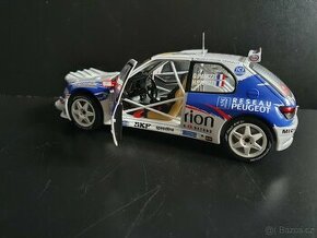 Peugeot 306 maxi kit car 1:18 rally Noční verze tovarni - 2