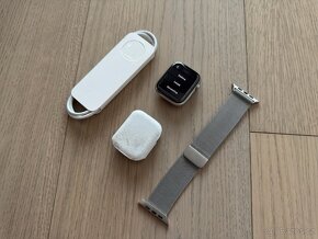 NOVÉ APPLE WATCH 9 45MM OCELOVÉ STŘÍBRNÉ,ZÁRUKA 09/25 - 2