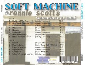 Soft Machine - Somewhere in SOHO -Ronnie Scott Jazz Club 2CD - 2