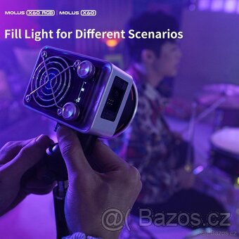 ZHIYUN MOLUS X60 RGB Combo COB LED Video Světlo 60W Bi-Color - 2